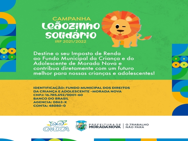 CAMPANHA LEÃOZINHO SOLIDÁRIO 2021/2022